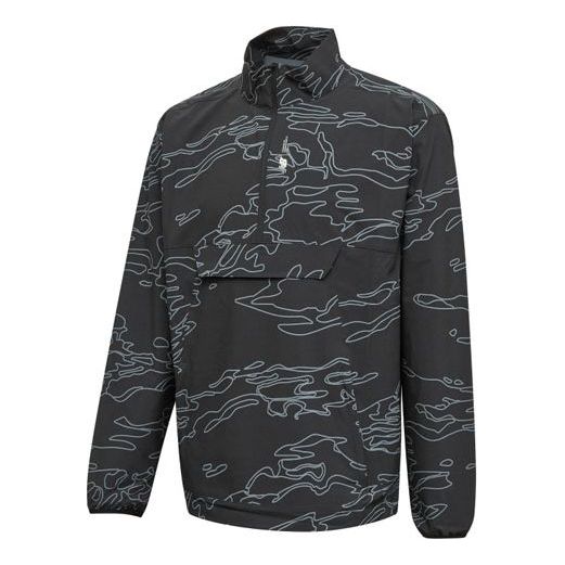 Ветровка New Balance Printed Anorak Jacket Черно | MT11179-BPT