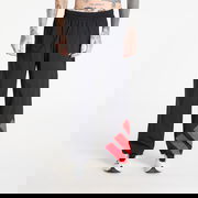 Loose Fit Track Pants with Red Block Stripes