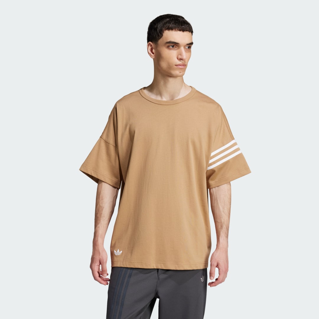 Тениска adidas Performance Neuclassics Casual T-Shirt Кафяво | JC9932, 0