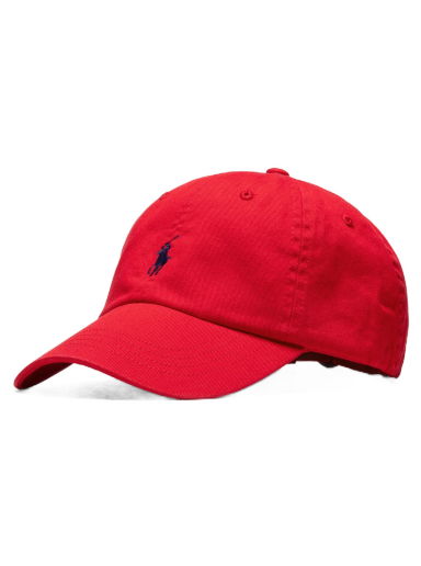 Шапка с козирка Polo by Ralph Lauren Cotton Chino Ball Cap Червено | 3611582474072