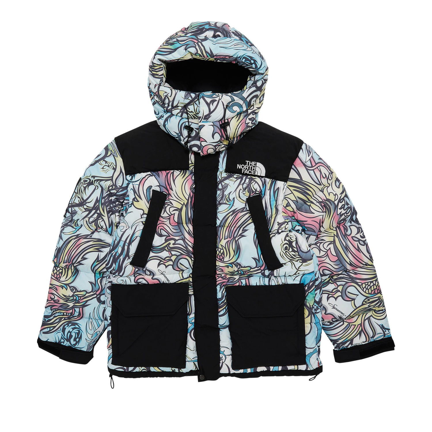 Парка Supreme The North Face x 700-Fill Down Parka Многоцветен | FW22J6 MULTICOLOR DRAGON, 1