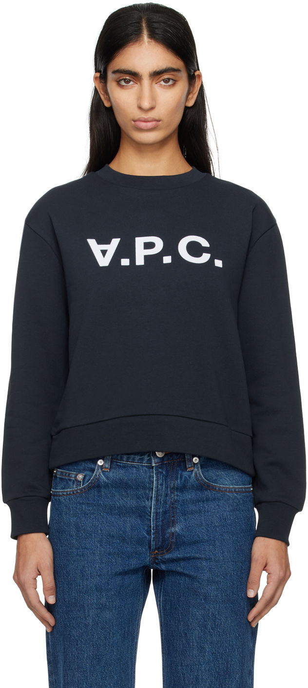 Суитчър A.P.C. Elisa Sweatshirt Тъмно синьо | COFDX-F27820, 0