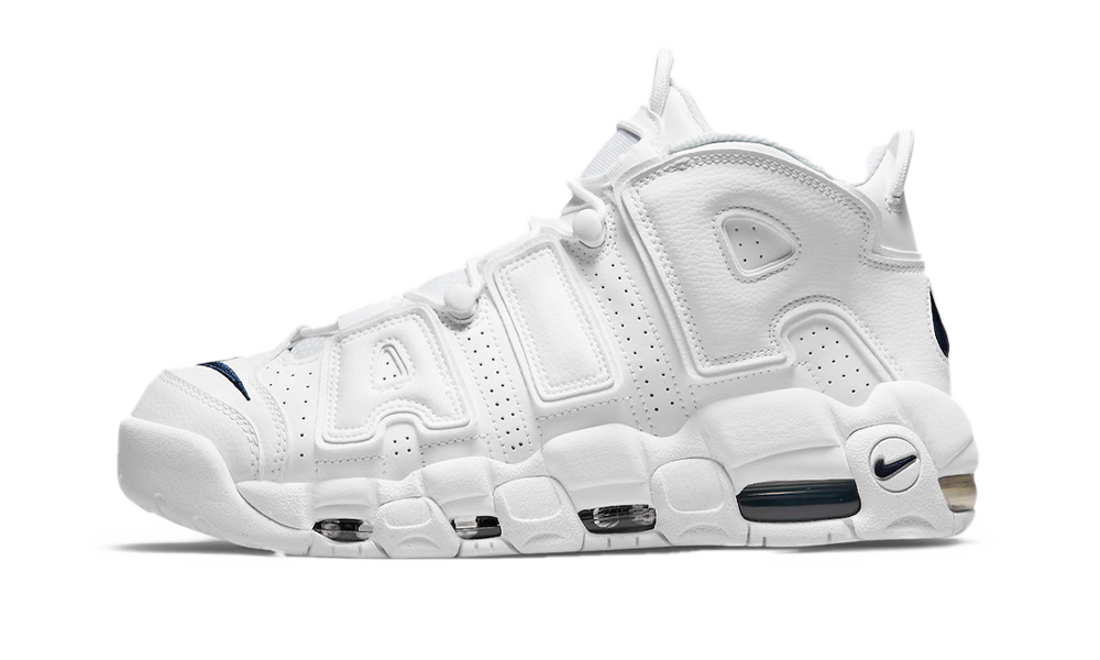 Кецове и обувки Nike Air More Uptempo 96 'White White Midnight Navy' Бяло | DH9719-100, 0