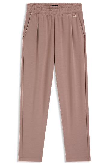 Панталони BOSS Tapered Tracksuit Bottoms with Gloss Piping Розово | 50545648, 0