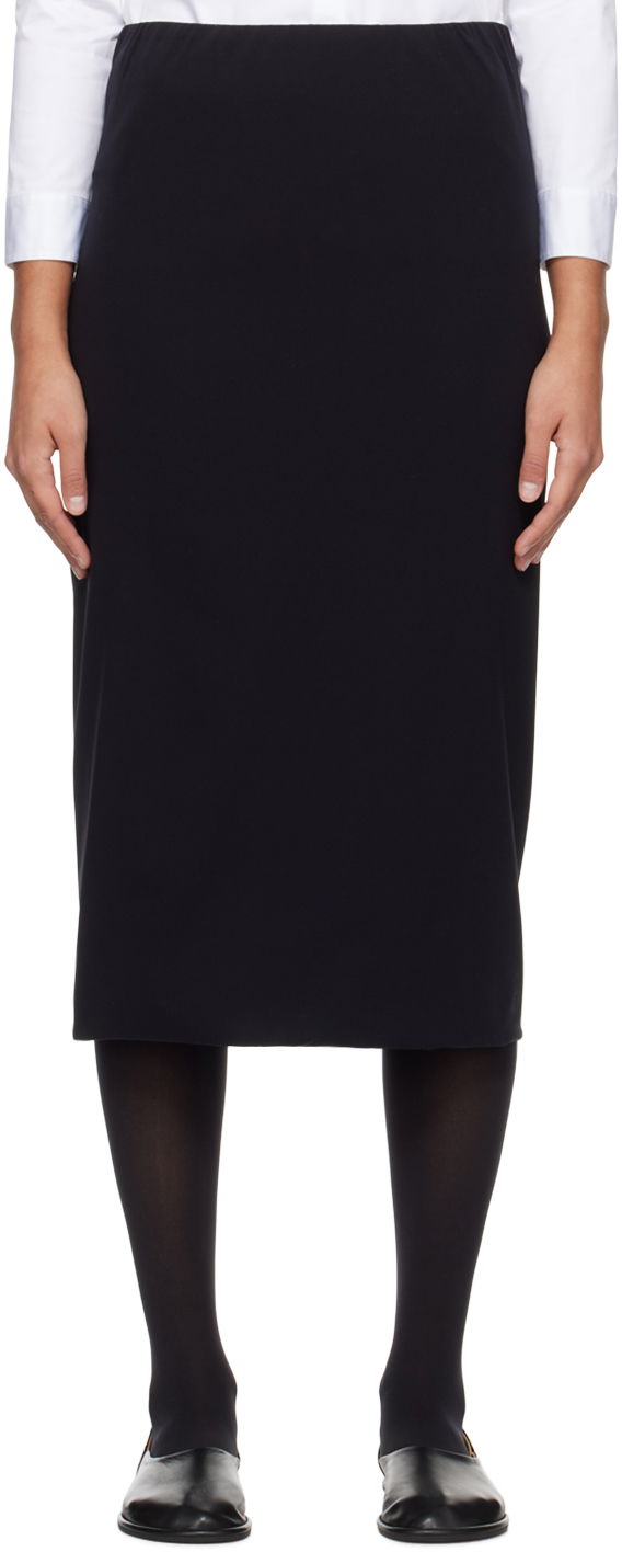 Пола The Row Alania Midi Skirt Черно | 7108-K512, 0