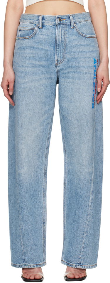 Дънки Alexander Wang Alexander Wang Logo Balloon Jeans Синьо | 4DC2254767, 0