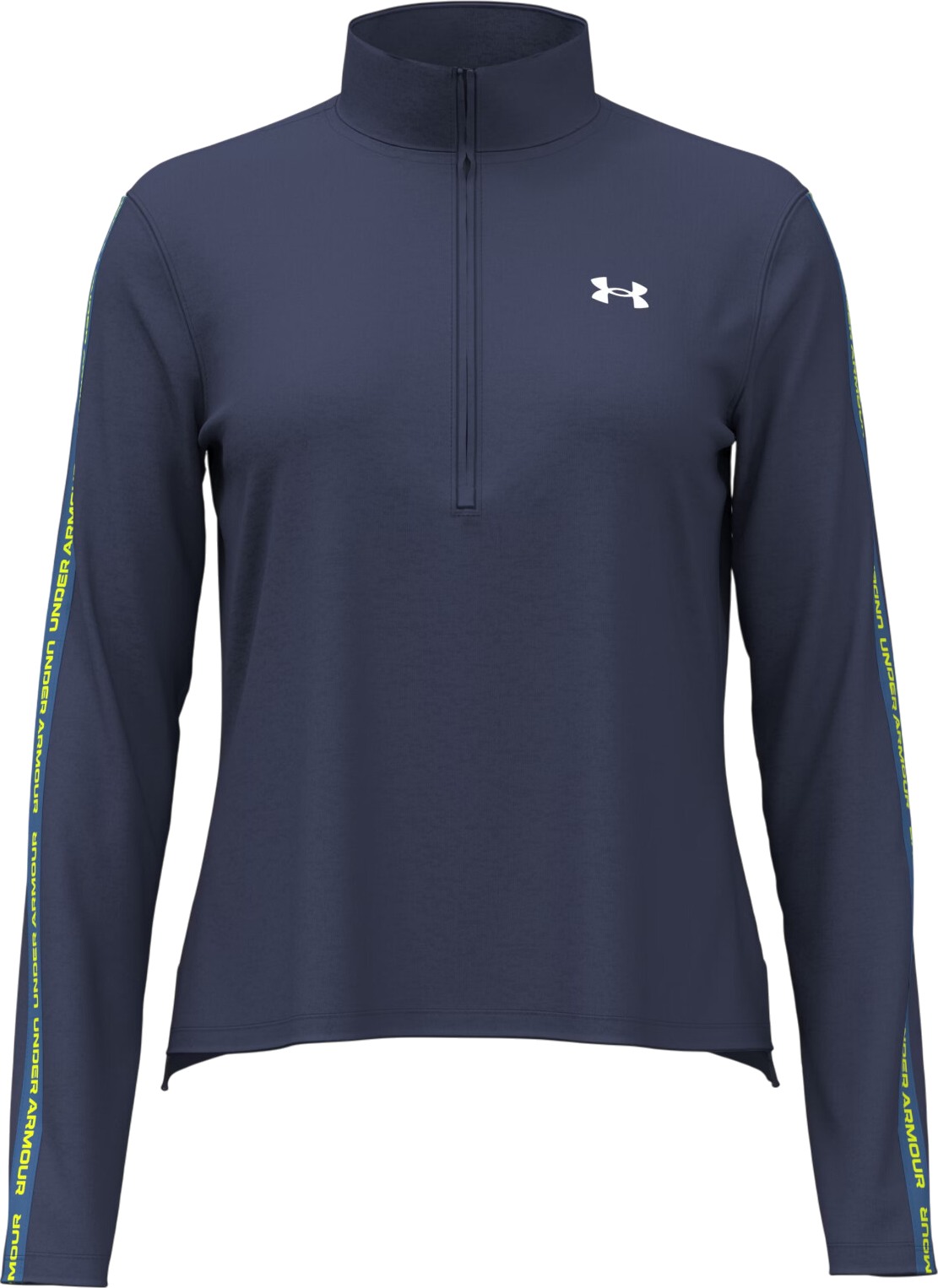 Тениска Under Armour Long-Sleeve ½ Zip Top UA Tech™ Wordmark Tape Тъмно синьо | 6005100-403, 0