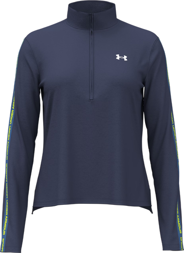 Тениска Under Armour Long-Sleeve ½ Zip Top UA Tech™ Wordmark Tape Тъмно синьо | 6005100-403, 0