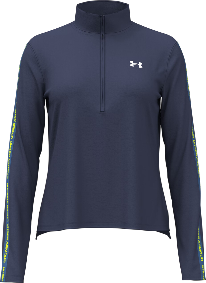 Тениска Under Armour Long-Sleeve ½ Zip Top UA Tech™ Wordmark Tape Тъмно синьо | 6005100-403