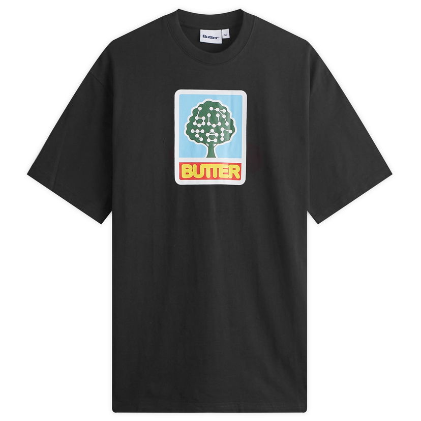 Тениска Butter Goods Growth T-Shirt Черно | BGQ224D20404