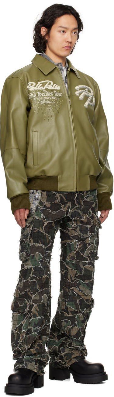 Карго панталони Who Decides War Who Decides War Washed Camo Cargo Pants Зелено | 1121140011SS25, 3