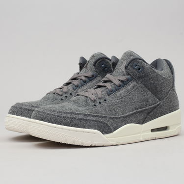 Кецове и обувки Jordan Air Jordan 3 Retro ''Wool'' Сиво | 854263-004, 1