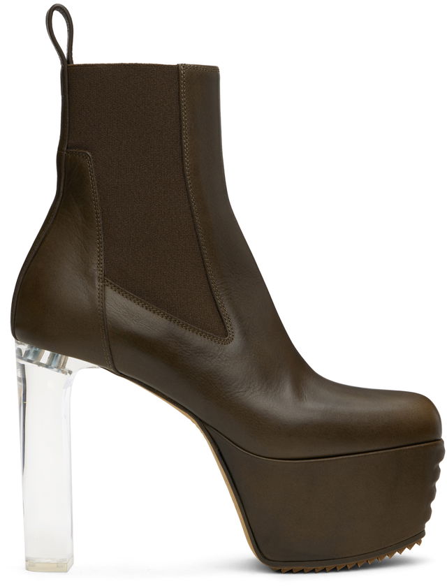 Rick Owens Porterville Minimal Grill Beatle 65 Chelsea Boots