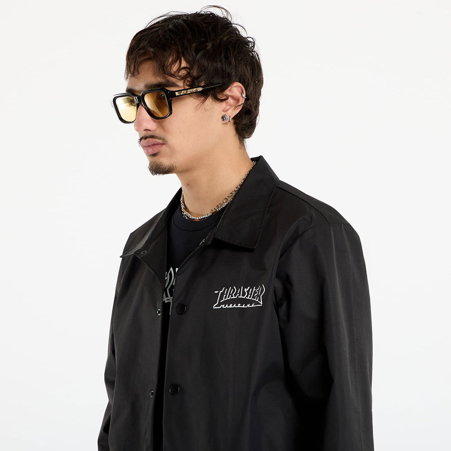 Яке Thrasher Shadow Mag Logo Coach's Jacket Черно | 145769, 1