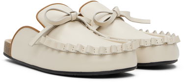 Облекло JW Anderson JW Anderson Ruffle Slip-on Loafers Бяло | LF0068-LA0323, 3
