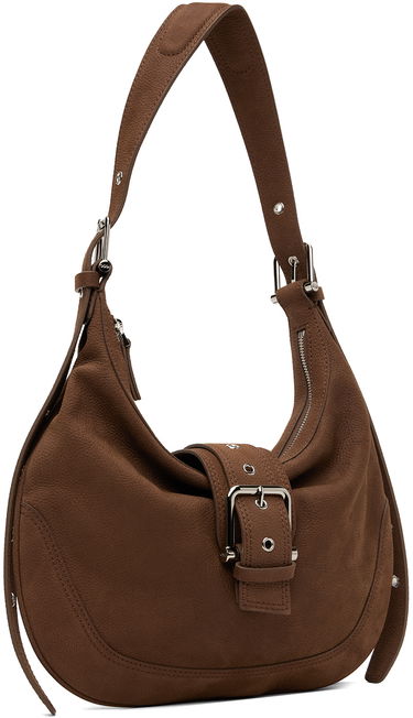 Чанта през рамо OSOI Leather Shoulder Bag with Buckle Кафяво | 24FWB05004048, 1