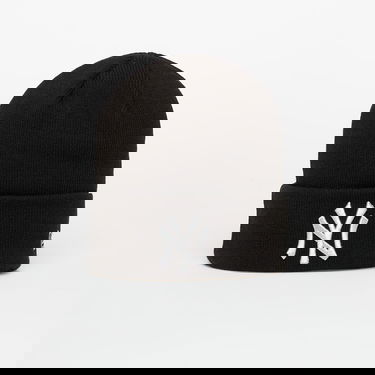 Шапка New Era MLB New York Yankees Metallic Knit Beanie Medium Черно | 60691271, 0