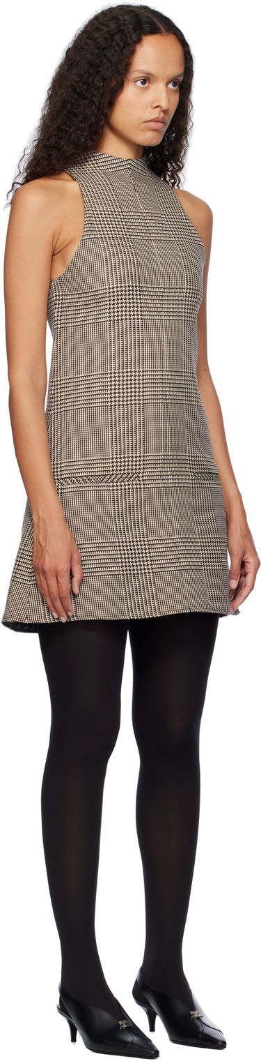 Pокля Courrèges Sleeveless Prince Of Wales A-Line Mini Dress Черно | 324CRO456PL0165, 1