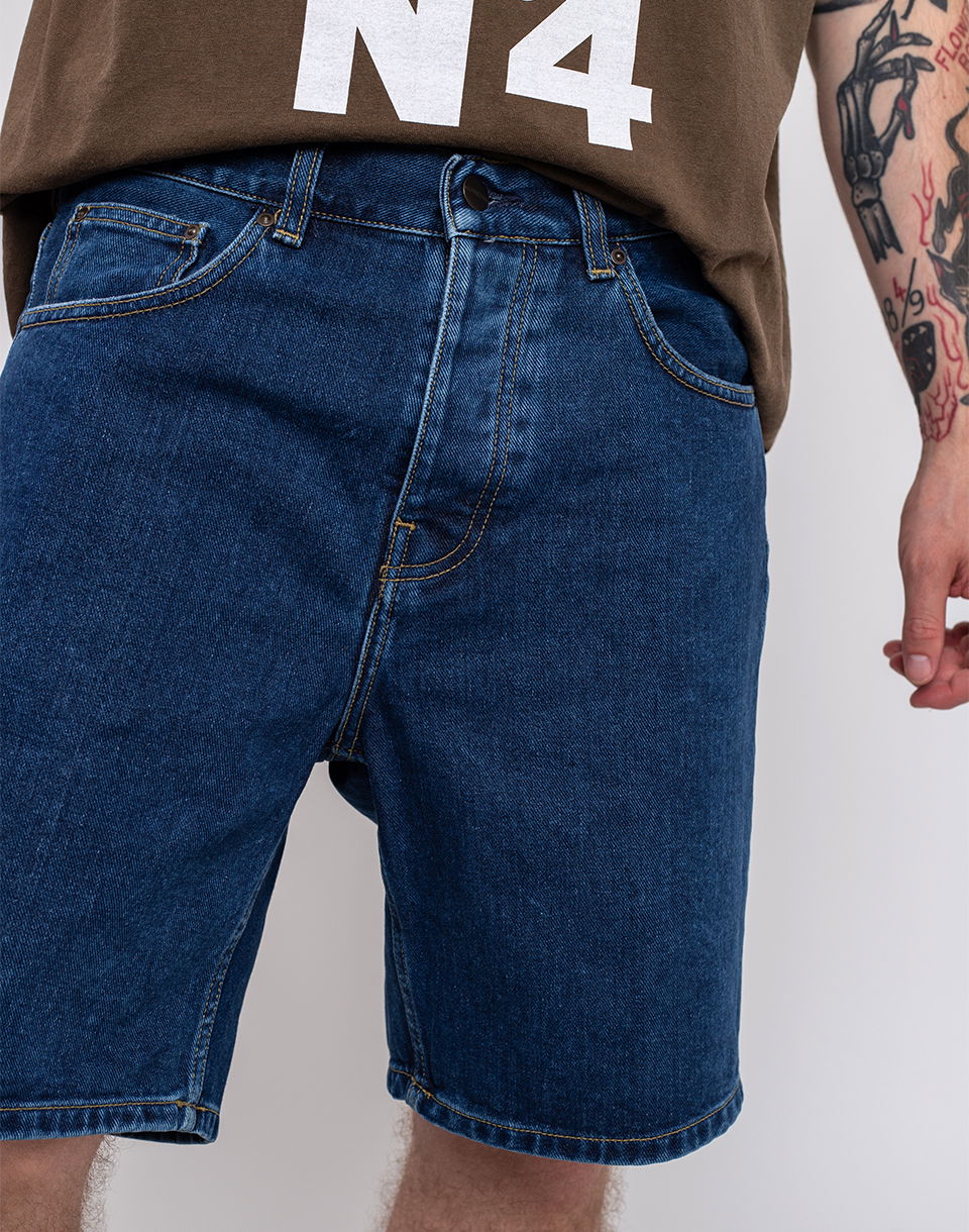 Къси панталони Carhartt WIP Newel Тъмно синьо | I029209, 1