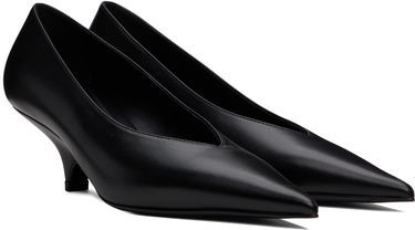 Кецове и обувки TOTEME 'The Wedge-Heel' Pumps Черно | 244-WAS2739-LE0094, 3