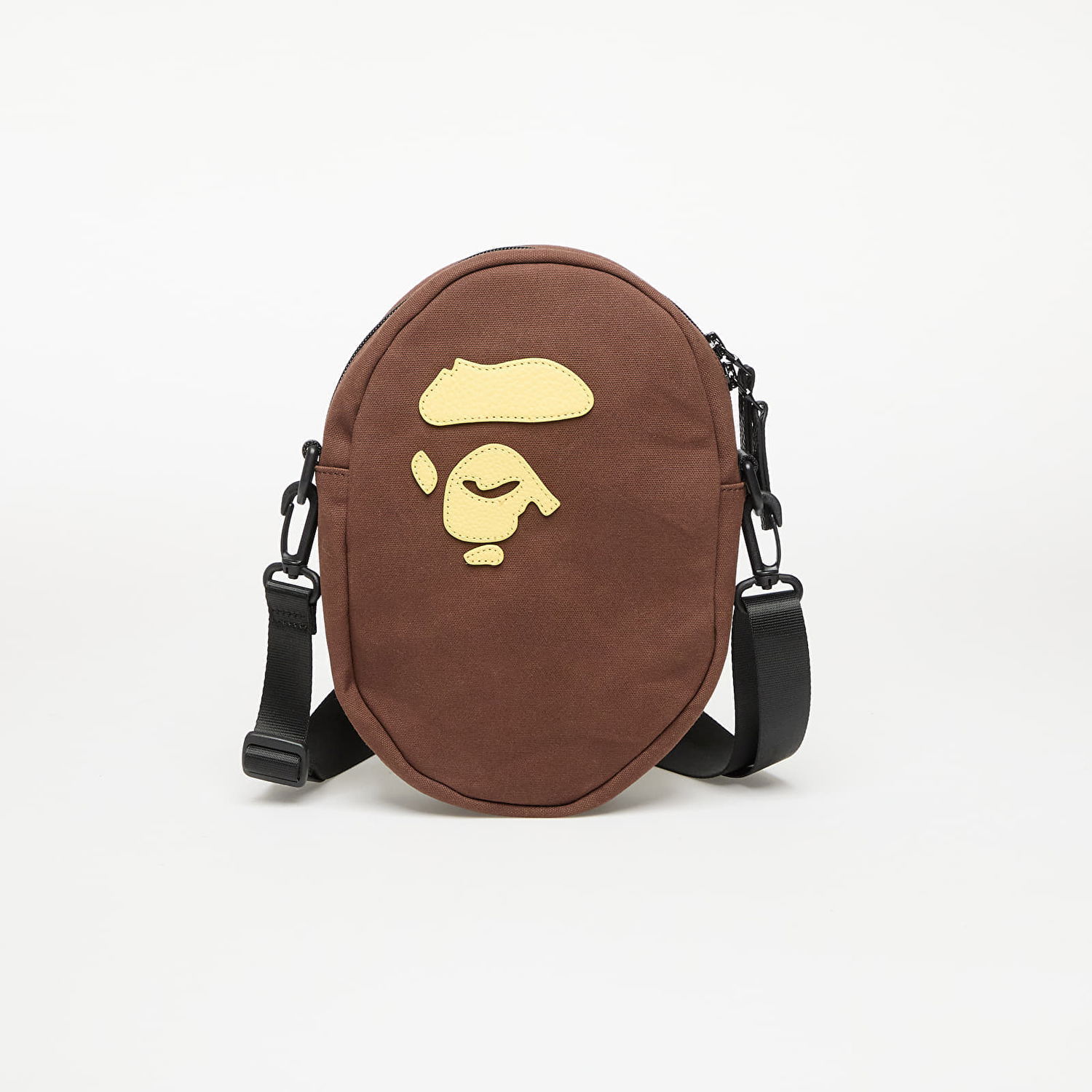 Чанта през рамо BAPE A BATHING APE Ape Head Shoulder Bag Кафяво | 001SGL301002MBRW, 0