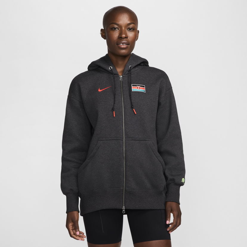 Суитчър Nike Team Kenya Phoenix Fleece Черно | FJ3226-032