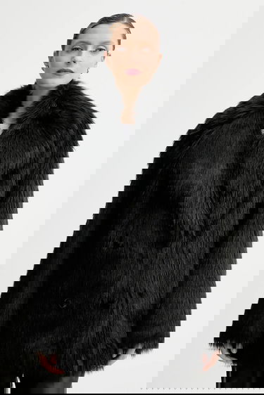 Палта STAND STUDIO Faux Fur Coat Katalina Черно | 66545.9393, 0