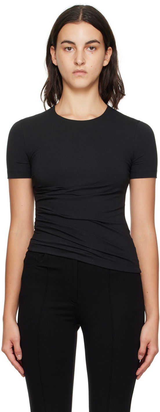 Тениска Helmut Lang Helmut Lang Women's Twisted T-Shirt Черно | N06HW523