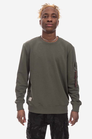 Пуловер Alpha Industries Alpha Industries UN Forces Graphic Sweatshirt Зелено | 136300.142, 7