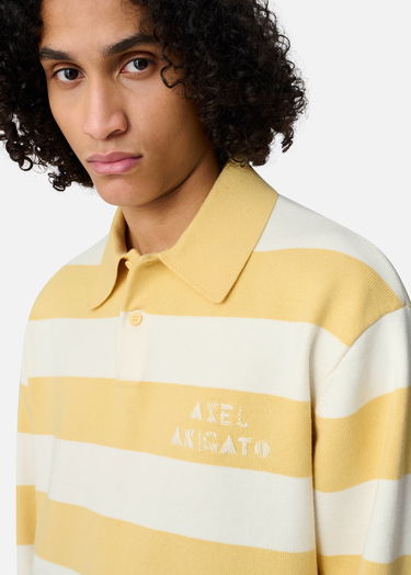 Пуловер AXEL ARIGATO Frey Striped Long-sleeved Polo Sweater Многоцветен | A3315003, 7