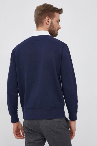 Тениска Polo by Ralph Lauren Kangaroo Pocket Jersey Rugby Shirt Тъмно синьо | 710835771001, 2