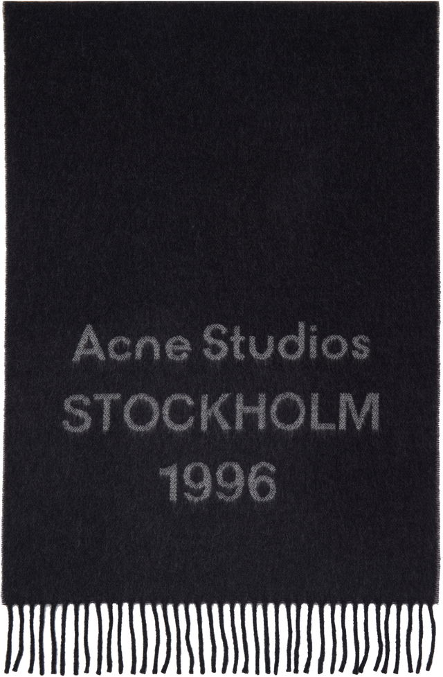 STOCKHOLM 1996 Fringed Scarf