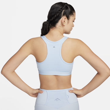 Сутиен Nike Trail Swoosh On The Run Синьо | FN2909-440, 4