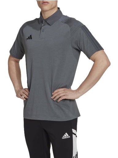 Поло тениска adidas Performance Tiro 23 Competition Polo Сиво | hu1344