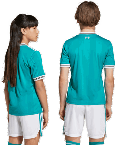 Фланелка adidas Performance Liverpool FC 25/26 Kids Third Kit Тюркоазено | JV6468, 4