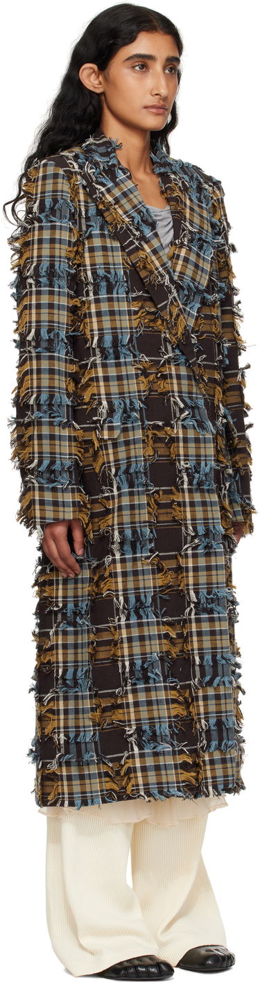 Палта Collina Strada Collina Strada Wolverine Plaid Frayed Coat Многоцветен | XX5217-B, 1