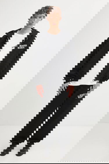 Суитчър WACKO MARIA Heavy Weight Plain Cotton Full-Zip Hoodie Черно | 25FW.WMC.SS02, 4