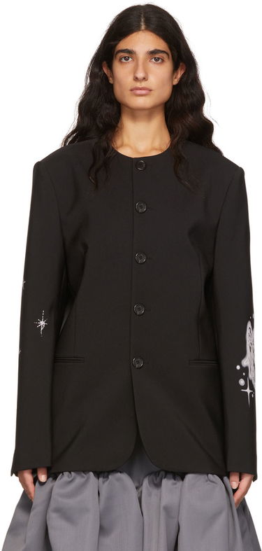 Яке We11done We11done Polyester Buttoned Jacket Черно | WD-JK1-22-099-M-BK, 0
