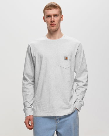 Тениска Carhartt WIP L/S Pocket T-Shirt Сиво | I030437-482.XX, 1