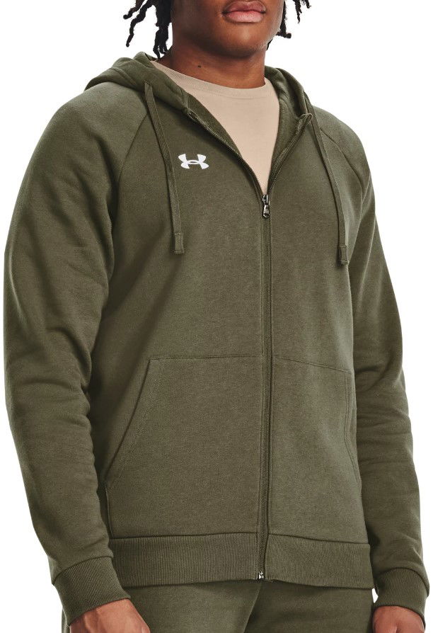 Суитчър Under Armour Rival Fleece FZ Зелено | 1379767-390, 0