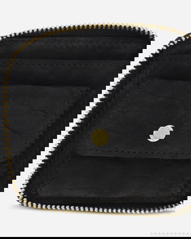 Портфейл visvim Suede Bi-Fold Wallet Черно | 0125203003024 1, 5