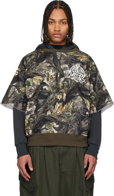 Суитчър BAPE Tree Edge Camo Layered Pullover Hoodie Многоцветен | 001PPL801003M, 0