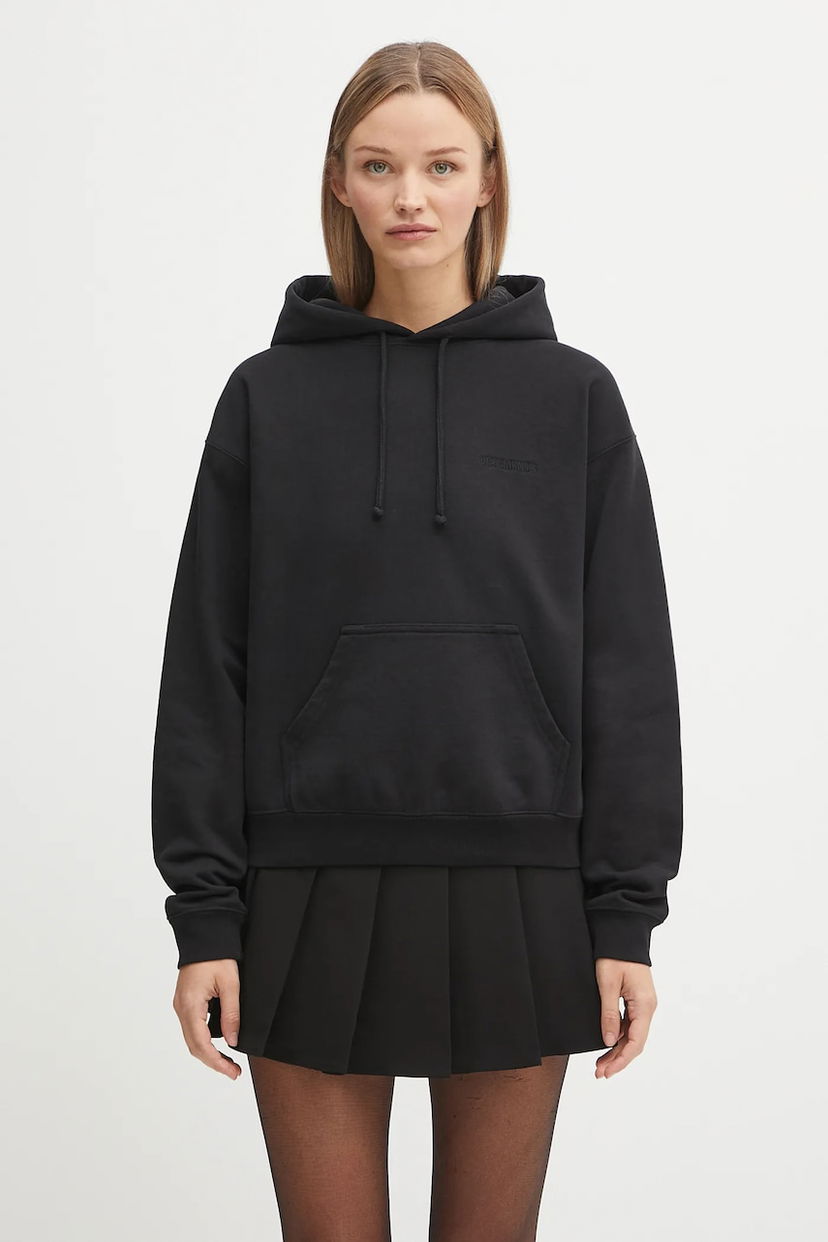 Суитчър VETEMENTS VETEMENTS Logo Fitted Hoodie Черно | UH76HD130B