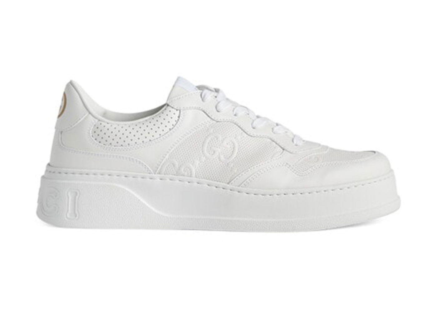 Кецове и обувки Gucci GG Embossed Бяло | 669582 1XL10 9014, 0