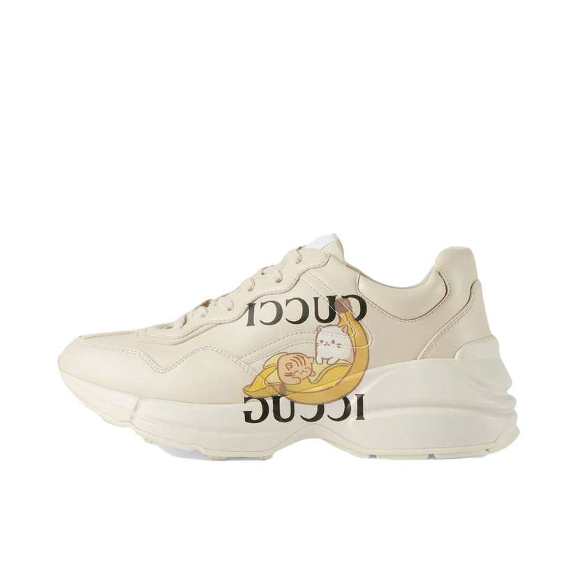 Кецове и обувки Gucci Rython 'Bananya' (W) Бежово | 659408 2SH00 9522