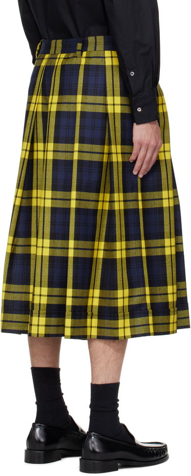 Къси панталони Vivienne Westwood Vivienne Westwood Pleated Tartan Culottes Жълто | 3F01000C-W0175-, 2