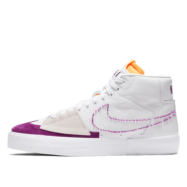 Кецове и обувки Nike SB Zoom Blazer Mid Edge SB "White Viotech" Бяло | DA2189-100, 4