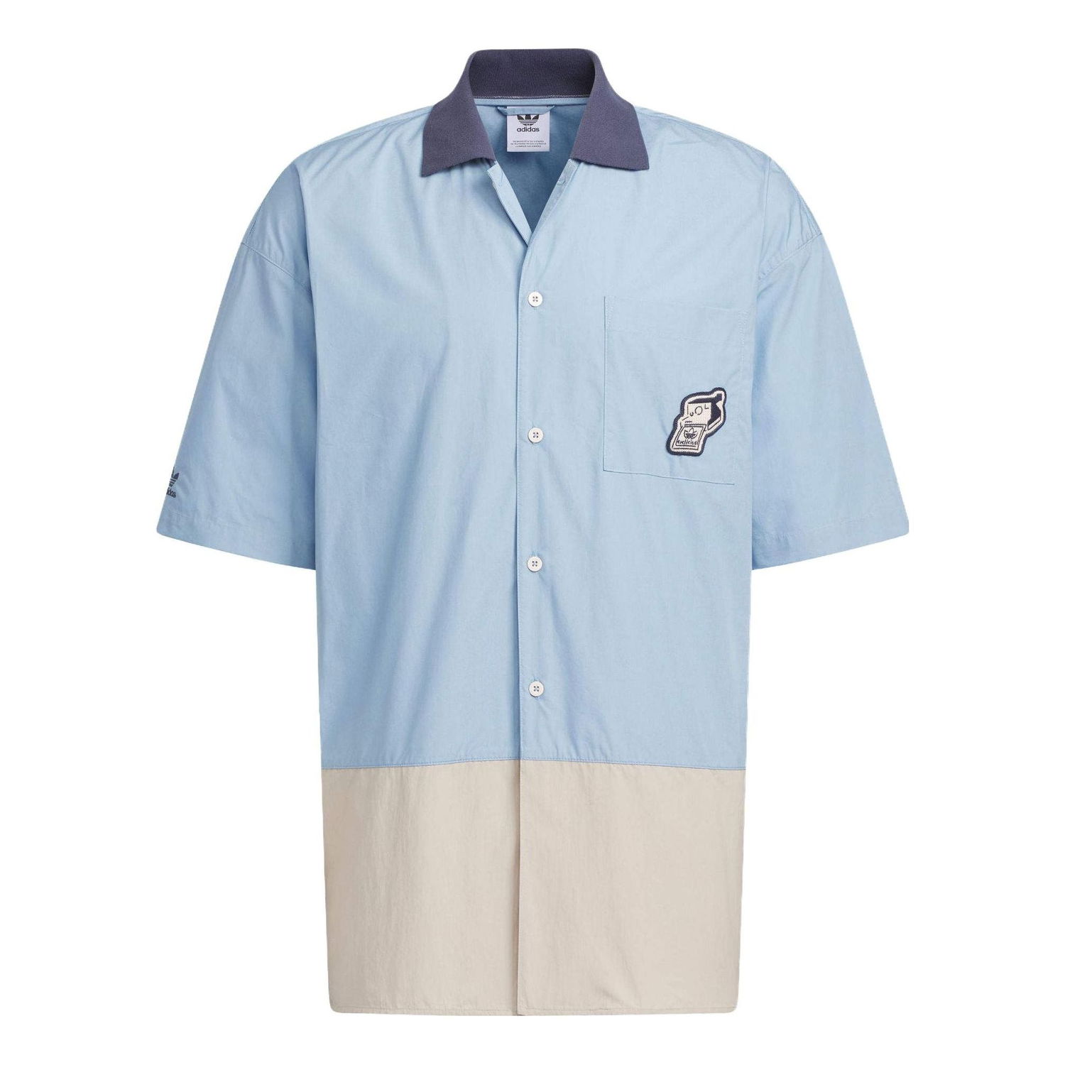 Риза adidas Originals Yu Nagaba V-Day Relaxed Fit Shirt Синьо | IS0635, 0