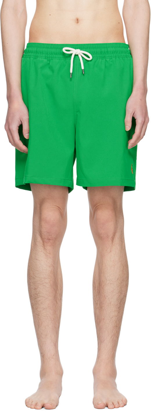 Бански Polo by Ralph Lauren Traveler Swim Shorts Зелено | 710829851044