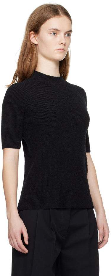 Тениска TOTEME Raglan Short Sleeve T-Shirt Черно | 242-WRT2204-YA0043, 1